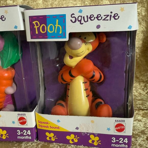 Mattel Pooh Squeezie Collection | 2000s | Winnie-the-Pooh Tigger Eeyore - Picture 4 of 9